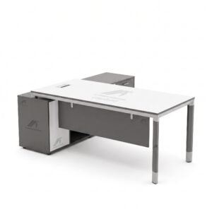 al aroodh modern l shaped executive desk white top grey side cabinet.jpg